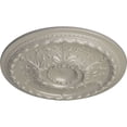 thumbnail image 3 of 28"OD x 2 3/4"P Stockport Ceiling Medallion (Fits Canopies up to 6 1/4"), Hand-Painted Pearl White, 3 of 6