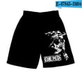 thumbnail image 3 of Pantalones cortos con estampado digital 3D de anime ONE Piece Monkey D Luffy Roronoa Zoro Ace Edward Newgate Kaidou, pantalones cortos casuales holgados para playa, 3 of 5