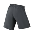 thumbnail image 4 of Boyscolos Men's Athletic Shorts Quick Dry Lightweight Contrast Elastic Drawstring Waist Running Workout Sports Shorts Dark Gray XL, 4 of 4