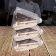 thumbnail image 5 of 100 cajas triangulares para tarta de queso, cajas para porciones de pastel, soportes triangulares para tartas, cajas para pasteles para fiestas y bodas., 5 of 5