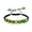 Green, variant on SUSHANG Seven Chakra Woven Bracelet Seven-Color Seven Rainbow Bracelet Bracelet Fashion Creative Bracelets