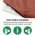 thumbnail image 5 of FurHaven Pet Products | Deluxe Orthopedic Oxford Indoor/Outdoor Water-Resistant Pet Bed for Dogs & Cats, Chestnut, Medium, 5 of 11