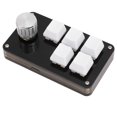 thumbnail image 4 of Mini 5 Key Keypad with Knob Custom Programming Hot Swappable Blue Switch One Handed Macro Mechanical Keyboard for Gaming, 4 of 5