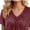 Navy, variant on Womens T Shirts Short Sleeve Ruched Loose Fit V Neck Dressy Casual Blouse Summer Tops