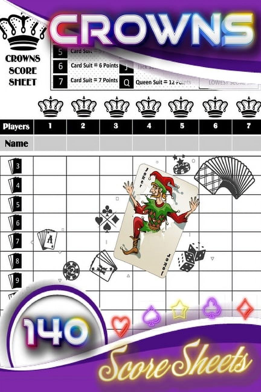 crowns-score-sheet-paperback-walmart-com for Free Printable 5 Crowns Score Sheet Crowns Score Sheet, (Paperback) - Walmart.com for Free Printable 5 Crowns Score Sheet