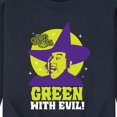 thumbnail image 3 of The Wizard of Oz - Green With Evil - Men's Crew Neck Fleece Pullover, 3 of 5