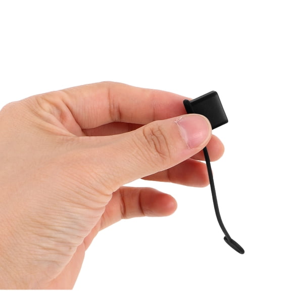 LOLIPPYY 30pcs Silicone Dust Plugs for USB Ports, Computer Accessories, Protective Caps, Black, Universal Fit for General Users