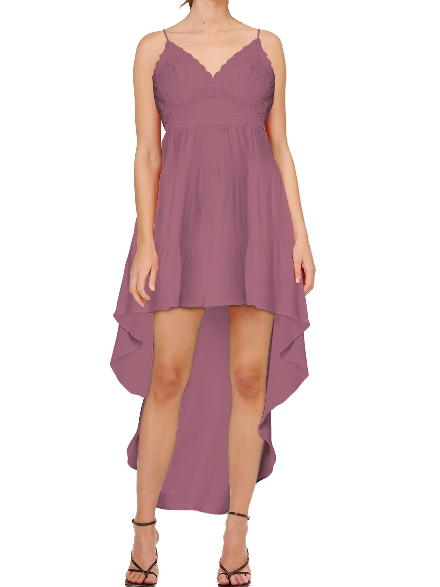 Liv & Lottie Women's Juniors Dress with Smocked Waist