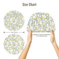 thumbnail image 5 of Logiee Moon And Rabbit Print Silk Bonnet Satin Bonnet for Sleeping Women and Men,Double Layer Hair Bonnet for Curly Braids Hair, 5 of 6