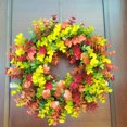 thumbnail image 3 of Guirnalda De Eucalipto De Otoño, Casa De Campo, Colgante De Puerta Delantera, Adorno De Otoño, Decoración De Navidad Para Decoración Para Fiesta De Boda Monstrate HA038346-00, 3 of 6