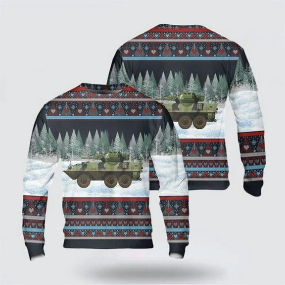 Army Sweater, US Army AVGP Cougar Ugly Christmas Sweater