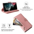thumbnail image 3 of Wallet Card Zipper Flip Leather Case For Samsung Galaxy S24 Ultra S24Plus S23FE S23 Ultra S22 S21 FE S20 FE S10 Note 20 Note10 Note9, 3 of 14
