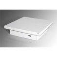 thumbnail image 2 of Modrest Horizon Square Modern MDF Wood Coffee Table w/ Pull Out in White, 2 of 2