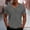 #459-Dark Gray, variant on Ceisia Men's Loose Fit V-Neck Short Sleeve T-Shirt with Waffle Knit Texture Solid Color Stretchy Casual Fitness Home Top Black Gifts for Father 5X