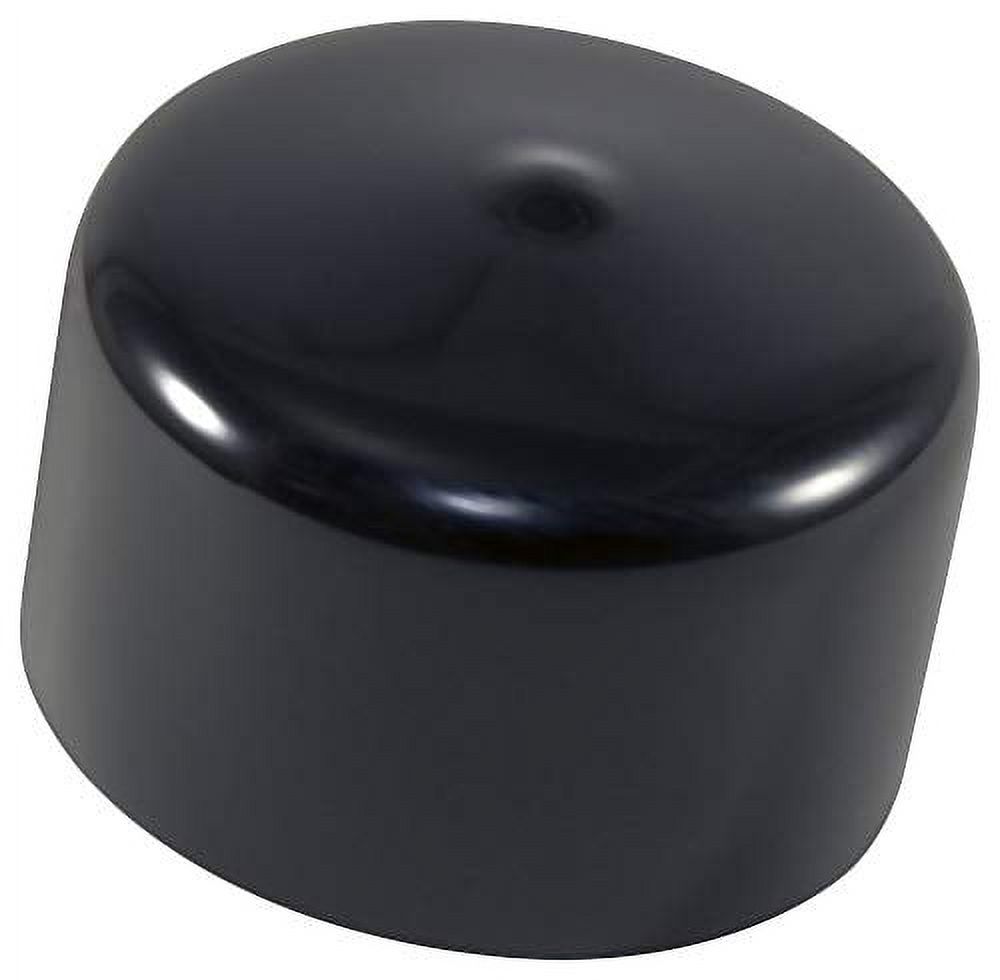 Black Rubber Corner Feet / Pipe End Caps - Fits 25mm, 30mm, 40mm, 50mm Tubing