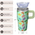 thumbnail image 3 of 20oz elephant Tumbler with Handle Cup Holder Friendly elephant Lover Cup Top Choice Valentine's Day Halloween Gift for elephant Lovers Women Men, 3 of 6