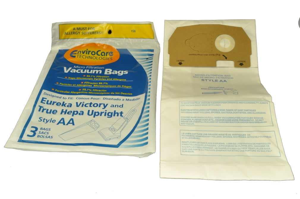 30 Eureka Allergy Vacuum Style AA Bags Victory Hepa Upr 