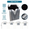 thumbnail image 6 of Grey Black Geometric Table Runner 108 Inches, Modern Abstract Lines Color Blocks Bed Runner Dresser Scarves Tabletop for Indoor Outdoor Parties/Ceremony/Banquet, 13"x 108", 6 of 9