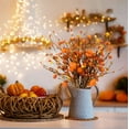 thumbnail image 5 of hengsof Artificial Fall Stems Fall Berry Stems Autumn Pumpkin Picks with Berry Pumpkin for Vases Centerpieces Autumn Harvest Festival and Thanksgiving Day, 5 of 6