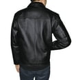thumbnail image 2 of Victory Outfitters Men's Genuine Leather Open Bottom Jacket - Black - 3XLB, 2 of 2