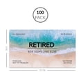 thumbnail image 4 of Koyal Wholesale Funny Retirement Business Cards, Retired Ask Someone Else Business Cards, Farewell Coworkers, 100-Pk, 4 of 5