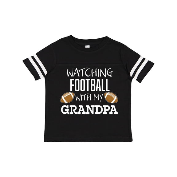 Inktastic Watching Football with My Grandpa Boys or Girls Toddler T-Shirt