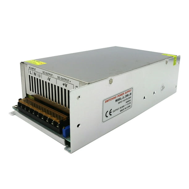 AC 110/220V a DC 48V//31.3A/1500W adaptador de fuente de alimentación conmutada convertidor de tran Meterk Fuente de alimentación conmutada