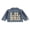 Blue-Lil Bro, variant on Toddler Baby Girl Boy Denim Jacket Big Sister Little Sister Little Brother Big Brother Matching Outfit Letter Embroidery Jean Long Sleeve Cardigan Button Denim Coat