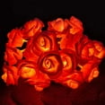 thumbnail image 2 of DYstyle 20 LED 9.8 FT Red Pink White Rose Flower String Lights,Battery Operated Fairy Lightsfor Date Wedding Valentine's Day Party Bedroom Decorations, 2 of 2