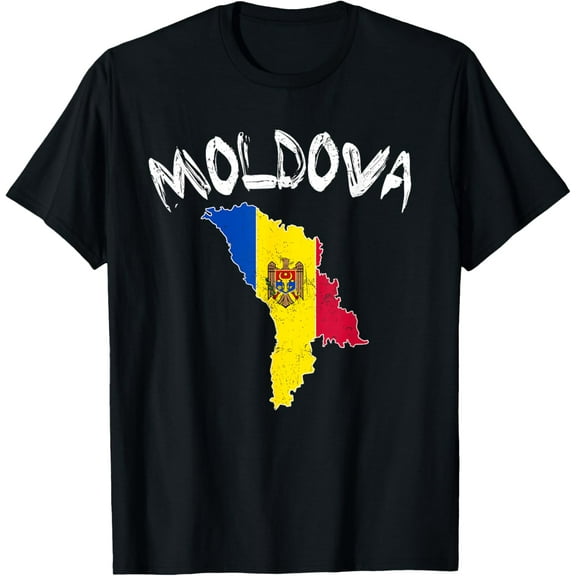 men and women can wear，Moldova Moldavian republika Moldovan national flags Balkan T-Shirt