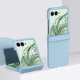 thumbnail image 1 of ELEHOLD for Motorola Razr+/Razr Plus 2025/2024 Case, Full Body Shockproof Slim Fit Matte Rugged Hard PC Hinge Protection Skin Friendly Non-Slip Case for Motorola Razr+ 2025/2024,Skyblue, 1 of 5