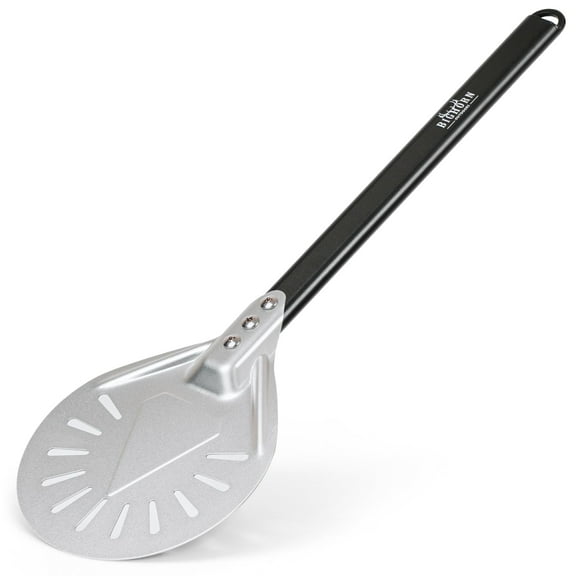Big Horn Outdoor Pizza Peel - 7-Inch Pizza Turning Peel with Non-Stick Anodized Aluminum