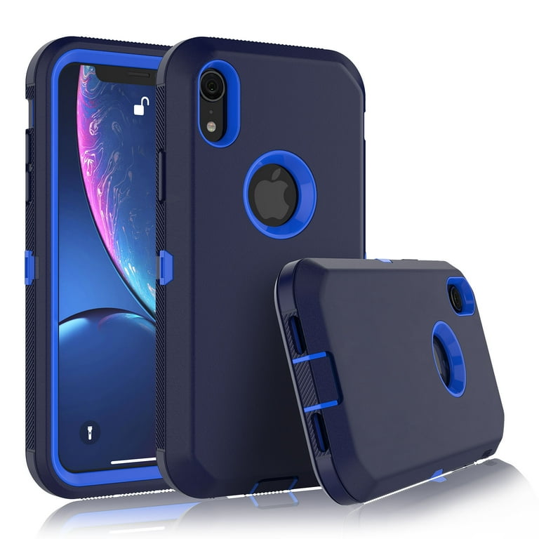 Njjex MAX PROTECTIVE iPhone XR Case, 3-in-1 Shockproof Armor