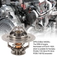thumbnail image 3 of Engine Thermostat, Excavator Thermostat 6732-61-1620 Fracture  Easy To Install Alloy Perfect Replacement With Washer For Industrial Use, 3 of 8