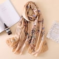 thumbnail image 2 of LAICAIW Silk Scarf 100% Mulberry Silk Fashion Scarves Long Lightweight Shawl Wrap u2026, 2 of 6