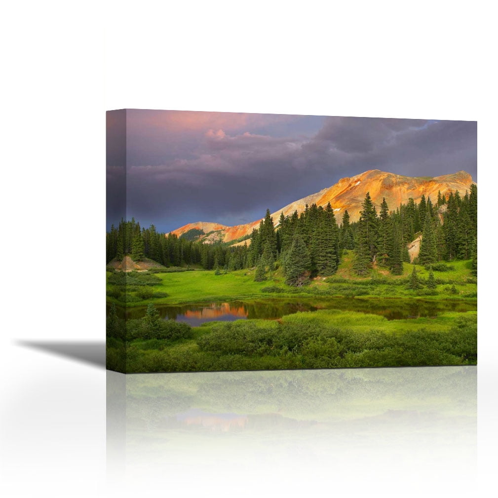 Red Mountain and pond, near Ouray, Colorado Contemporary Fine Art