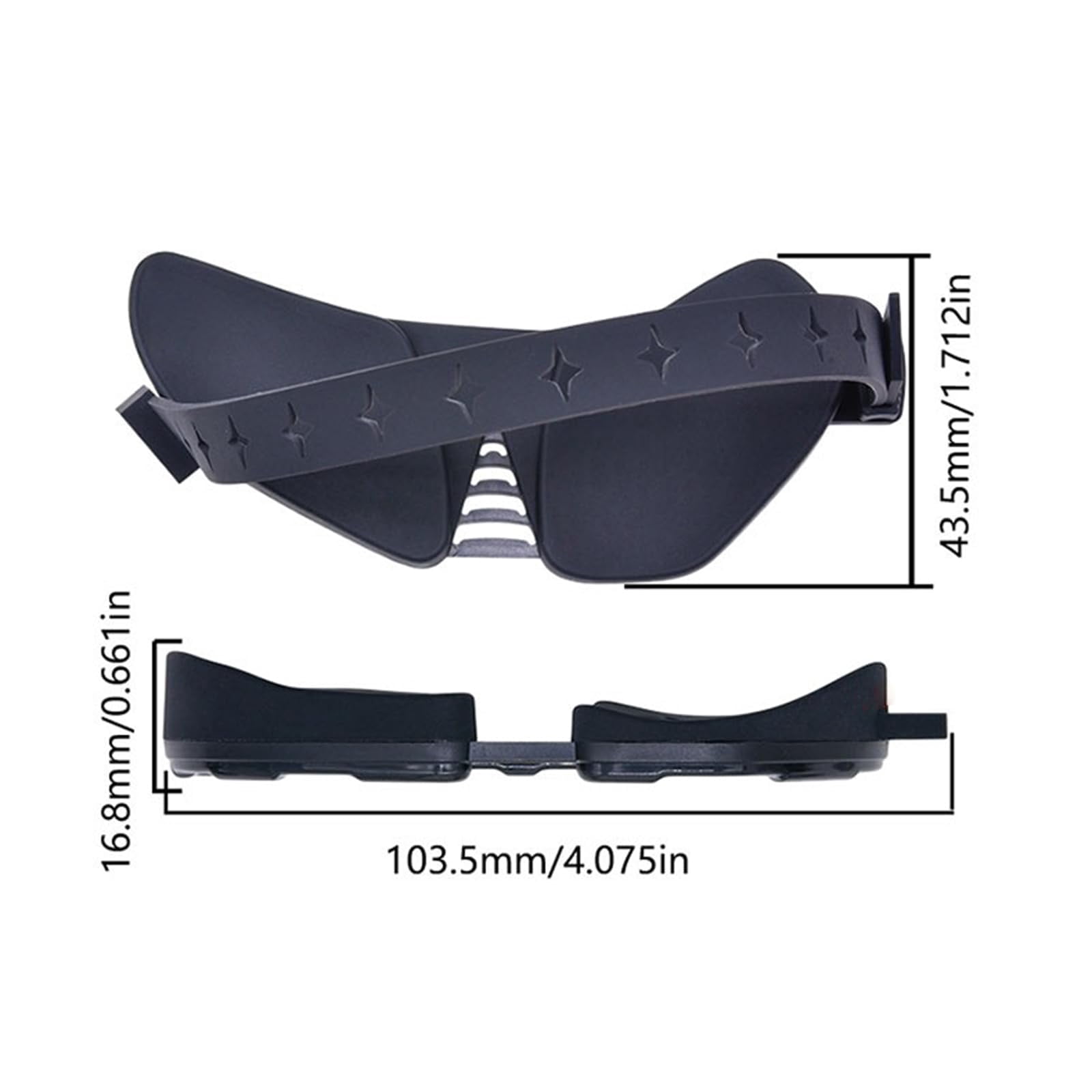 Ergonomic Mouse Wrist Rest for Right Hand Users Soft Silicone for Comfortable During Long Office and Gaming
