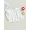 thumbnail image 3 of GXFC Little Girls Fall Sweatshirt Clothes 1T 2T 3T 4T 5T 6T 7T Kids Girls Long Sleeve Ruffle Pullovers Tops Casual Autumn Clothing for Children Girls, 3 of 8