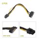 thumbnail image 3 of Kuymtek 2pcs 15pin SATA a 6pin PCI-e PCI Express Cable adaptador para tarjeta de video Kuymtek Componentes de la computadora, 3 of 6