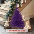 thumbnail image 3 of Hvmvliv Mini Christmas Tree Christmas Tree,11Inch Multicolor Artificial Mini Small DIY Xmas Tree Decorations for Easy Assembly for Indoor and Outdoor Purple, 3 of 7