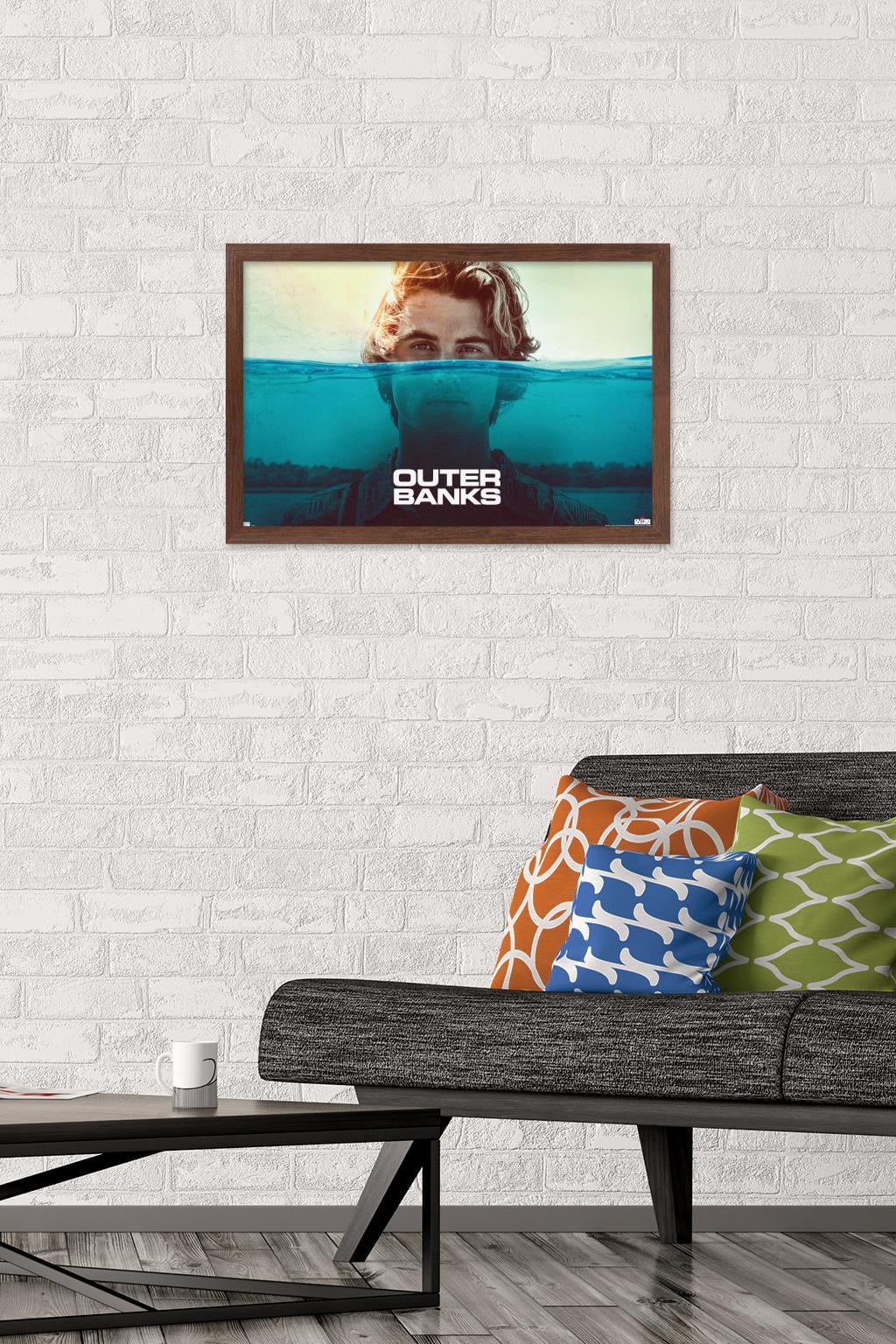 Netflix Outer Banks - Water Wall Poster, 14.725" x 22.375" Framed