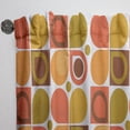 thumbnail image 3 of DESIGN ART Designart 'Abstract Retro Geometric Pattern VI' Mid-CenturyCurtain Single Panel 52 in. wide x 84 in. high - 1 Panel 84 Inches, 3 of 5