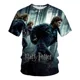 thumbnail image 2 of Camiseta De Manga Corta Con Estampado Suelto De Harry Potter, 2 of 5