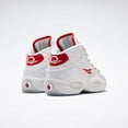 thumbnail image 4 of Reebok Footwear Men QUESTION MID FTWR WHT/FTWR WHT/VECTOR RED SHOE, 4 of 8