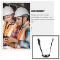 10 pcs universal hard hat chin strap with chin cup elastic helmet strap multi point adjustment hard hat accessories replacement for