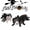 SPIDER S+M 2PCS, variant on Centipede Cat Costume for Cats and Small Dogs Holiday Party Clothing Accessory for Pet Photos