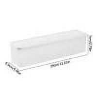 weibbin Storage Box Rectangular Plastic Refrigerator Food Preservation Box With Lid Kitchen Miscellaneous Grain Food Hanging Noodles Sealed Box