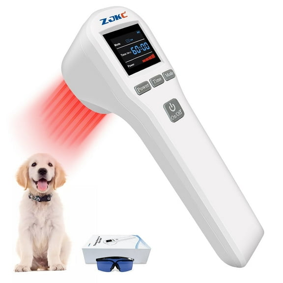 ZJKC Cold Light Therapy for Pets, 650nm & 808nm Light for Joint and Muscle Relief