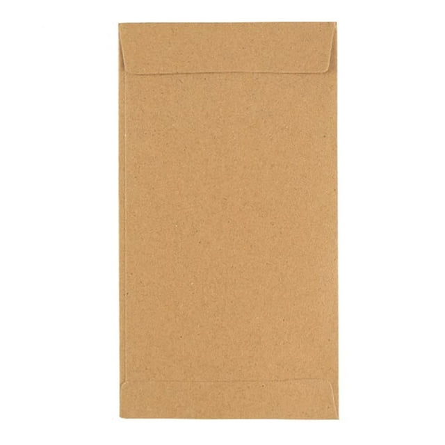 Sacs à Argent en Papier Kraft 50 Pcs Enveloppes Conteneur d'Argent Couleur Vive Résistant à l'Usure Ultra-Fin Rangement de Pièces Diy