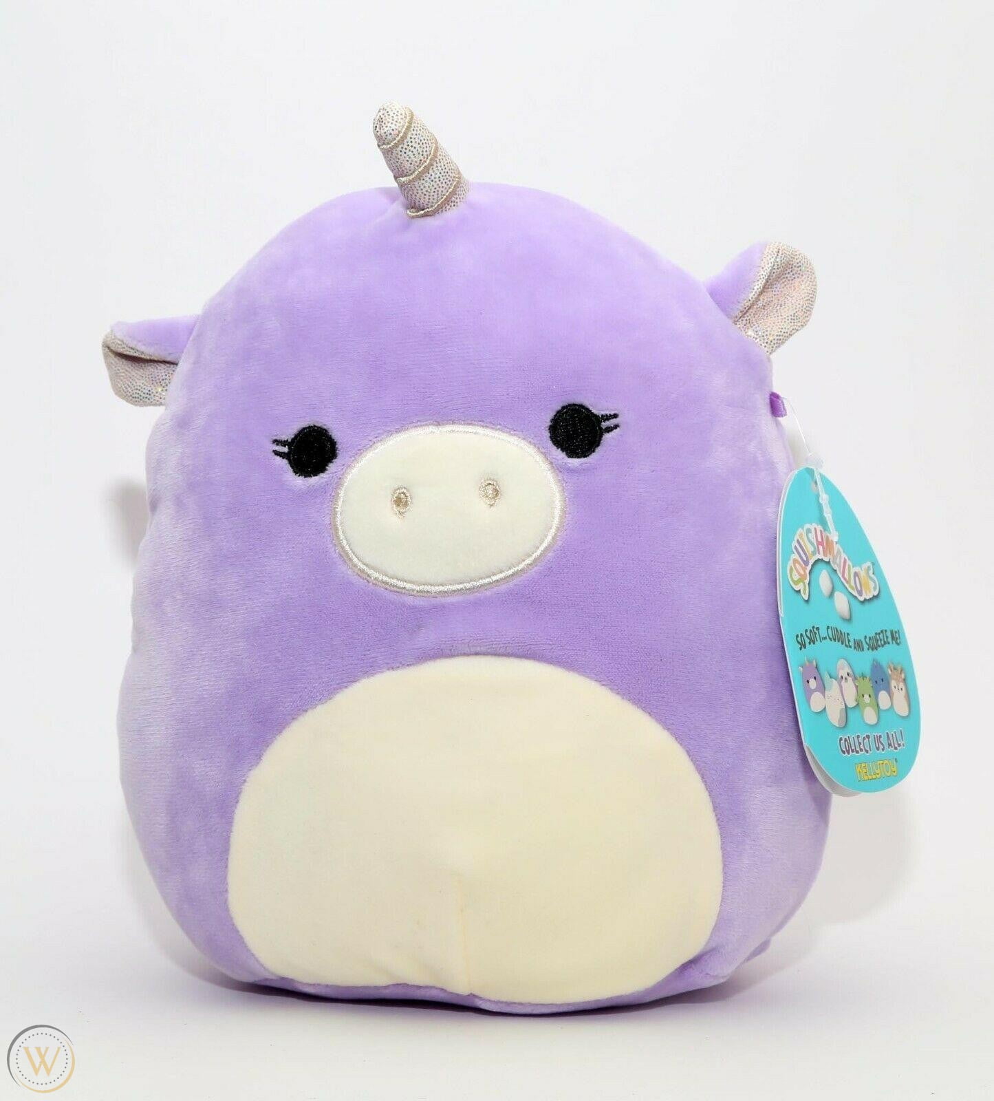 Squishmallow Melania 8 Inch Purple Unicorn Plush Soft Kelly Toys ...